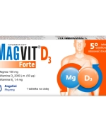 MagVit Forte D3, 50 tabletek dojelitowych