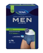 Tena Men Active Fit Pants, majtki chłonne, rozmiar L, 95-130 cm, Plus, 8 sztuk