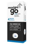 Maxigra Go 25 mg, 4 tabletki powlekane