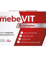 MebeVit B-complex, 60 tabletek powlekanych