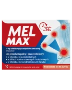 Mel Max 15 mg, 10 tabletek ulegających rozpadowi w jamie ustnej