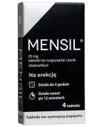 Mensil 25 mg, 4 tabletki do żucia