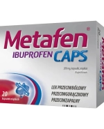 Metafen Ibuprofen Caps 200 mg, 20 kapsułek miękkich