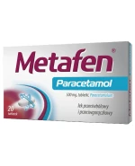 Metafen Paracetamol 500 mg, 20 tabletek