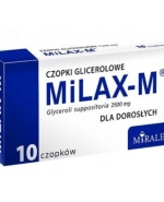 Milax - M, czopki glicerolowe dla dorosłych, 2,5 g x 10 sztuk