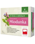 Zioła w Tabletkach Miodunka, 60 tabletek