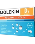 Molekin D3 2000 j.m., 60 tabletek powlekanych