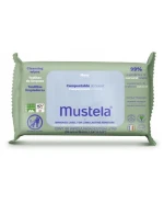 Mustela Chusteczki oczyszczające, kompostowalne, 60 sztuk
