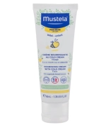 Mustela Bebe Enfant Cold Cream, krem odżywczy do twarzy z woskiem pszczelim, skóra sucha, 40 ml