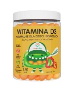 MyVita Witamina D3, naturalne żelki dla dzieci i dorosłych, 120 sztuk