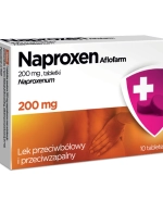 Naproxen Aflofarm 200 mg, 10 tabletek