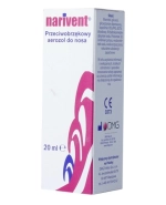 Narivent, przeciwobrzękowy aerozol do nosa, 20 ml
