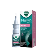 Nasivin Vicks Baby 0,1 mg/ml, krople do nosa dla niemowląt od 3 miesiąca, 5 ml