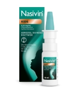 Nasivin Kids 0,025 % 0,25 mg/ml, aerozol do nosa, dla dzieci od 1 do 6 lat, 10 ml