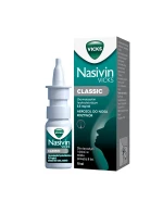 Nasivin Vicks Classic 0,5 mg/ml, aerozol do nosa dla dorosłych i dzieci od 6 lat, 10 ml