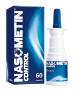 Nasometin Control, 50 mcg/dawkę, aerozol do nosa na alergię, 60 dawek