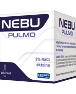 Nebu Pulmo, 3 % roztwór do inhalacji z ektoiną, 5 x 20 ampułek