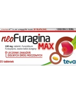 NeoFuragina Max 100 mg, 25 tabletek