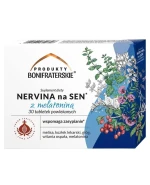 Nervina na sen z melatoniną, 30 tabletek