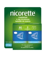 Nicorette Coolmint 4 mg, 80 tabletek do ssania