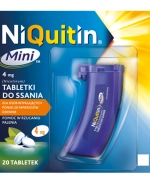 NiQuitin Mini 4 mg, 20 tabletek do ssania