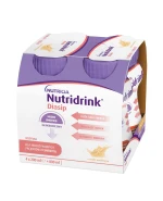 Nutridrink Diasip, preparat odżywczy dla diabetyków, płyn, smak waniliowy, 4 x 200 ml