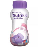 NutriKid Multi Fibre, preparat odżywczy dla dzieci powyżej 1 roku, smak truskawkowy, 200 ml