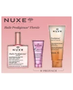 Zestaw Nuxe Huile Prodigieuse Florale, suchy olejek, 100 ml + szampon, 30 ml + olejek pod prysznic, 100 ml
