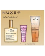 Zestaw Nuxe Huile Prodigieuse, suchy olejek, 100 ml + szampon, 30 ml + olejek pod prysznic, 100 ml