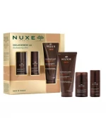 Zestaw Nuxe Men, wielofunkcyjny żel nawilżający do twarzy, 50 ml + dezodorant roll-on, 50 ml + żel pod prysznic, 200 ml