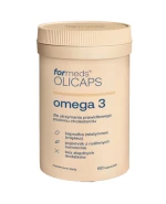 ForMeds Olicaps Omega 3, Dla utrzymania prawidłowego poziomu cholesterolu, 60 Kapsułek