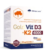 Olimp Gold-Vit D3 + K2, witamina D 4000 j.m. + witamina K 50 µg, 120 kapsułek
