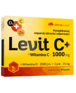 Olimp Levit C 1500, smak cytrynowy, 20 tabletek musujących