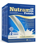 Olimp Nutramil Complex Protein, preparat odżywczy, smak waniliowy, 72 g x 6 saszetek