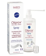 Oliprox, spray do stosowania w łojotokowym zapaleniu skóry głowy i ciała, 150 ml