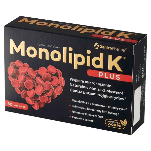 Monolipid K Plus, 30 kapsułek