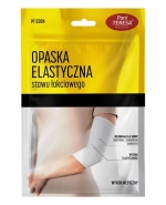 Pani Teresa, opaska elastyczna stawu łokciowego PT 0304, biała, rozmiar S, 1 sztuka