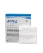 Aquacel Extra, Opatrunek hydrofiber, 10 cm x 10 cm, 1 opatrunek