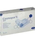 Cosmopor E, opatrunek na rany pooperacyjne, jałowy, 20 cm x 8 cm, 25 sztuk