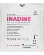 Inadine, opatrunek z dodatkiem jodopowidonu, 9,5 x 9,5 cm, 1 sztuka