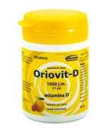 Oriovit-D 1000 j.m., 25 µg, 100 tabletek do żucia