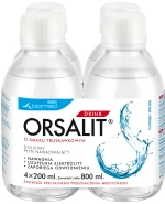 Orsalit Drink, nawadniający płyn doustny dla dzieci powyżej 3 roku, smak truskawkowy, 4 x 200 ml