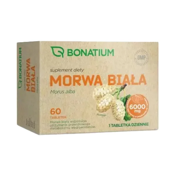 Bonatium Morwa Biała  60 tabletek
