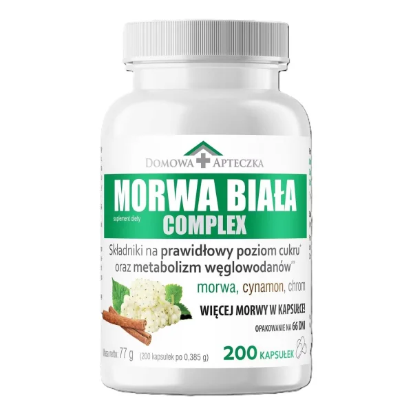 Morwa Biała Complex, 200 kapsułek