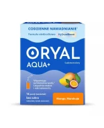Oryal Aqua+, smak mango, marakuja, 14 saszetek