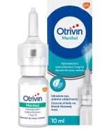 Otrivin Menthol 1 mg/ml, aerozol do nosa, 10 ml