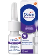 Otrivin Regeneracja (1 mg + 50 mg)/ml, aerozol do nosa, roztwór, 10 ml