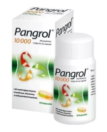Pangrol 10000, 10000 j.Ph.Eur. lipazy, 50 kapsułek