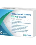 Paracetamol Zentiva 500 mg, 50 tabletek