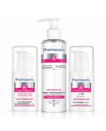 Pharmaceris R Lipo Rosalgin, multikojący krem do twarzy na dzień, SPF 30, 30 ml + Pharmaceris R Calm-Rosalgin, krem redukujący zaczerwienienia na noc, 30 ml